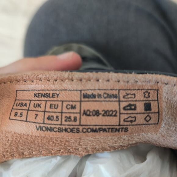 Vionic Black Patent Leather Loafers - Picture 6 of 9